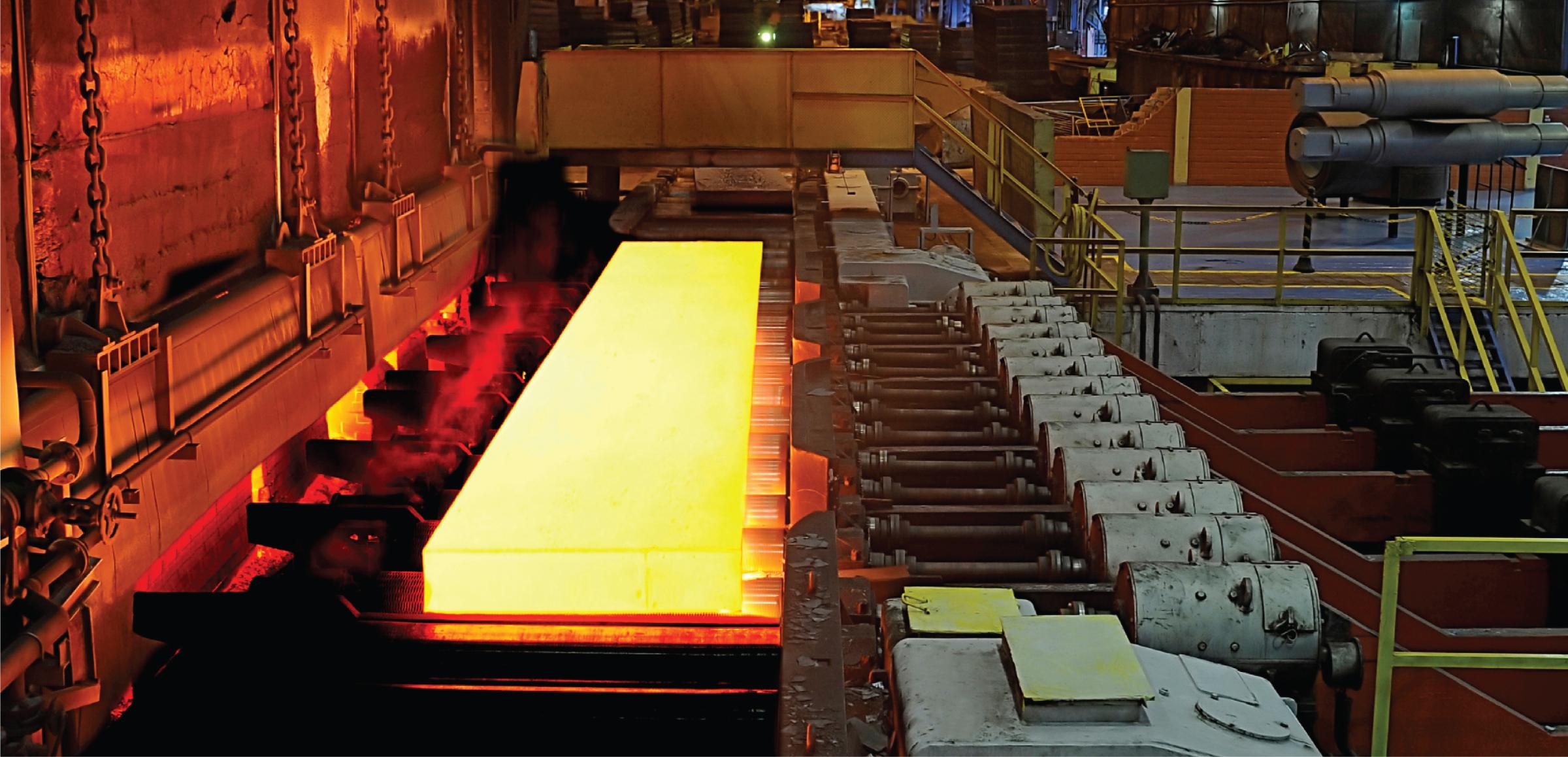 Heavy rigging equipment in use during facility maintenance